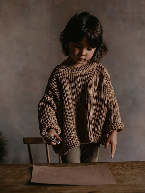 100% Organic Cotton - The Chunky Knit Sweater