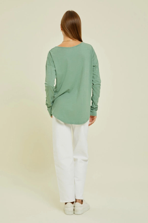 Supima Cotton Long Sleeve Tee