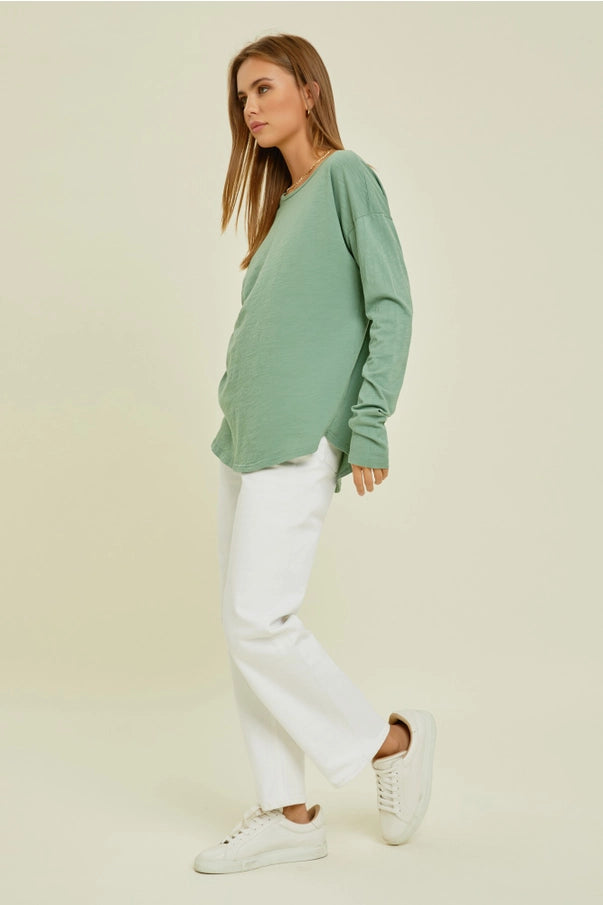 Supima Cotton Long Sleeve Tee