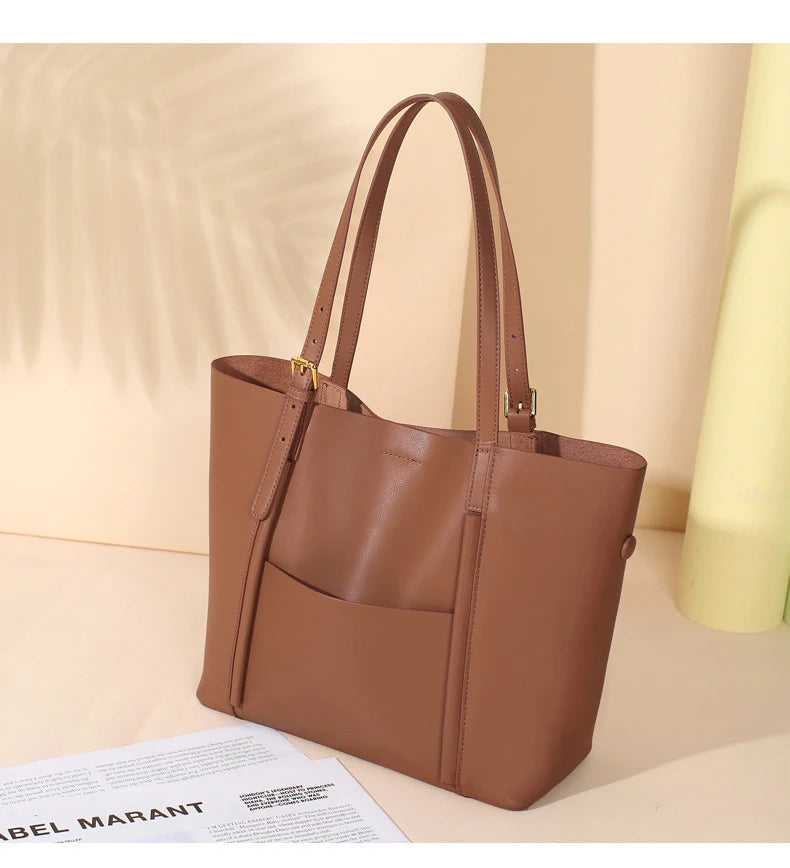 The Amalfi Genuine Leather Tote