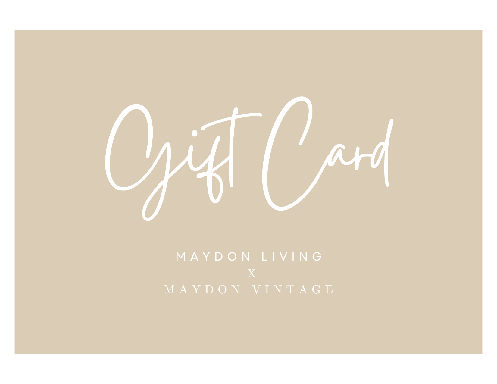 MAYDON E-Gift Card