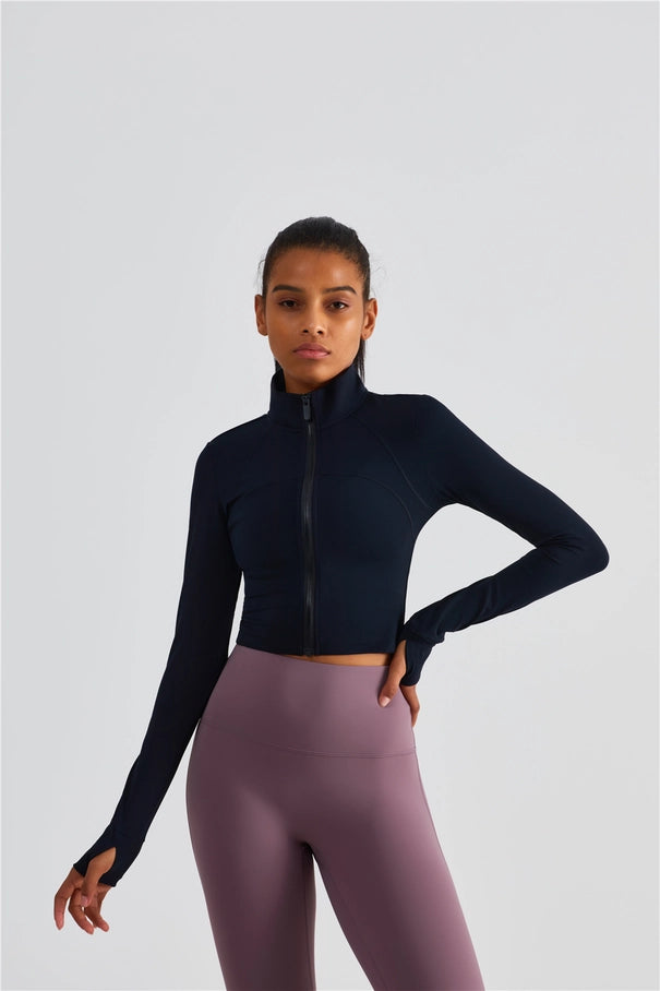 Andrea Cropped Zipped Jacket