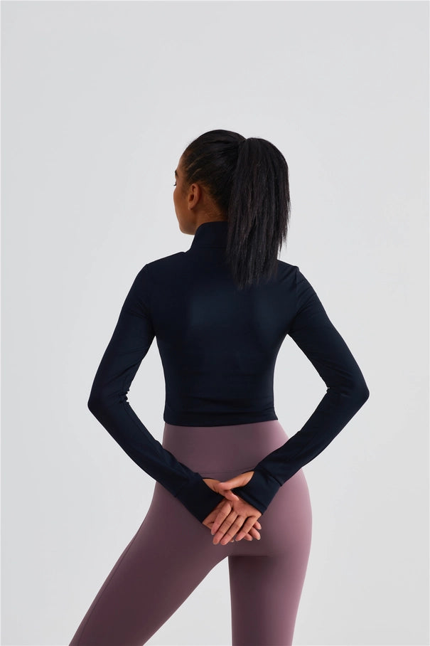 Andrea Cropped Zipped Jacket