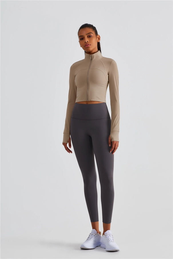 Andrea Cropped Zipped Jacket