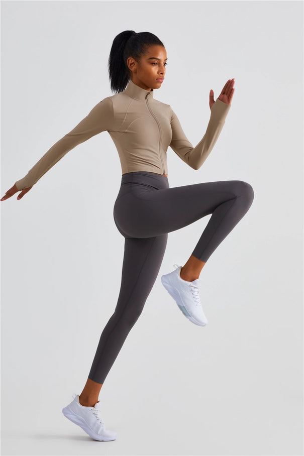 Andrea Cropped Zipped Jacket