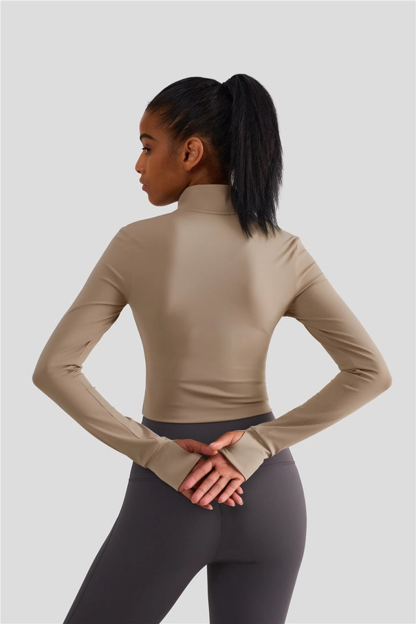 Andrea Cropped Zipped Jacket