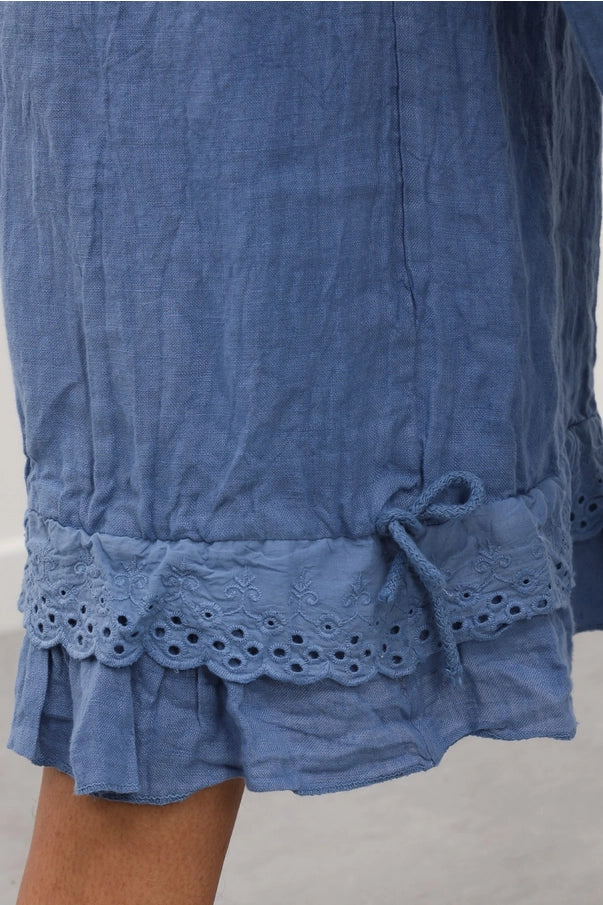Maine Summer Linen Eyelet Pants