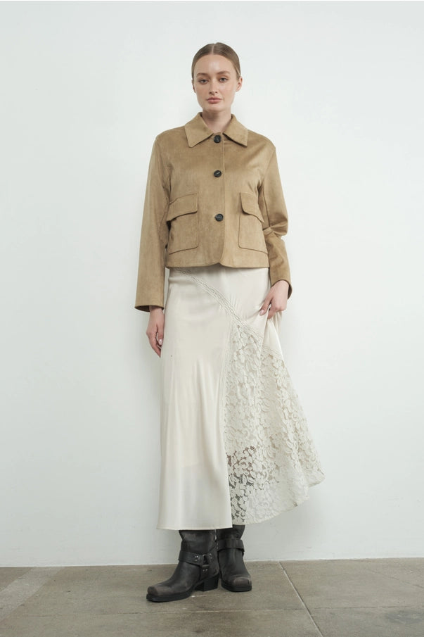 The Rocky and Lace Insert Slip Skirt