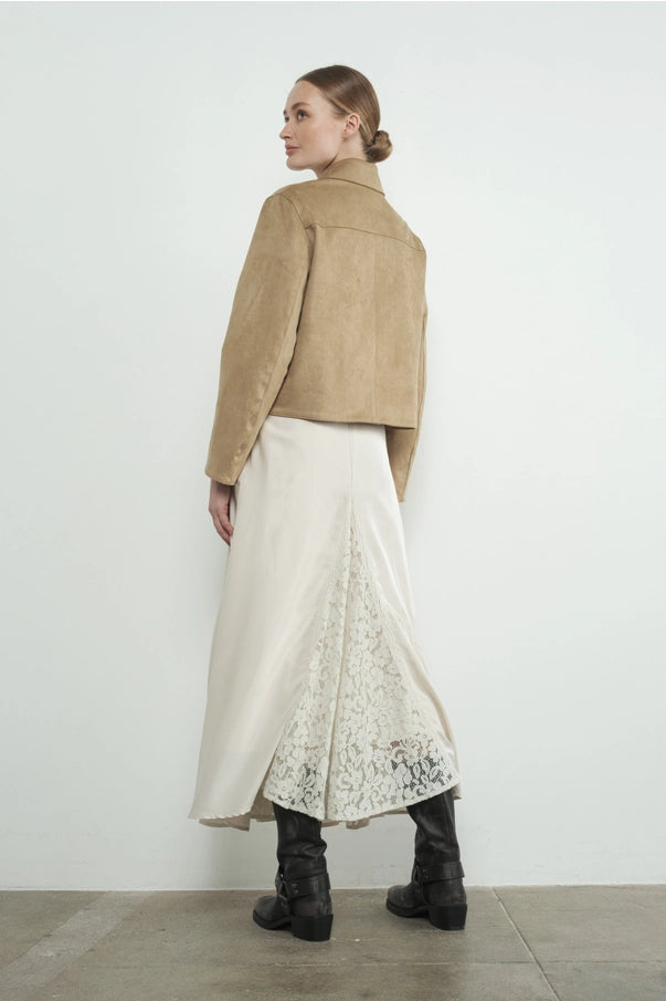 The Rocky and Lace Insert Slip Skirt