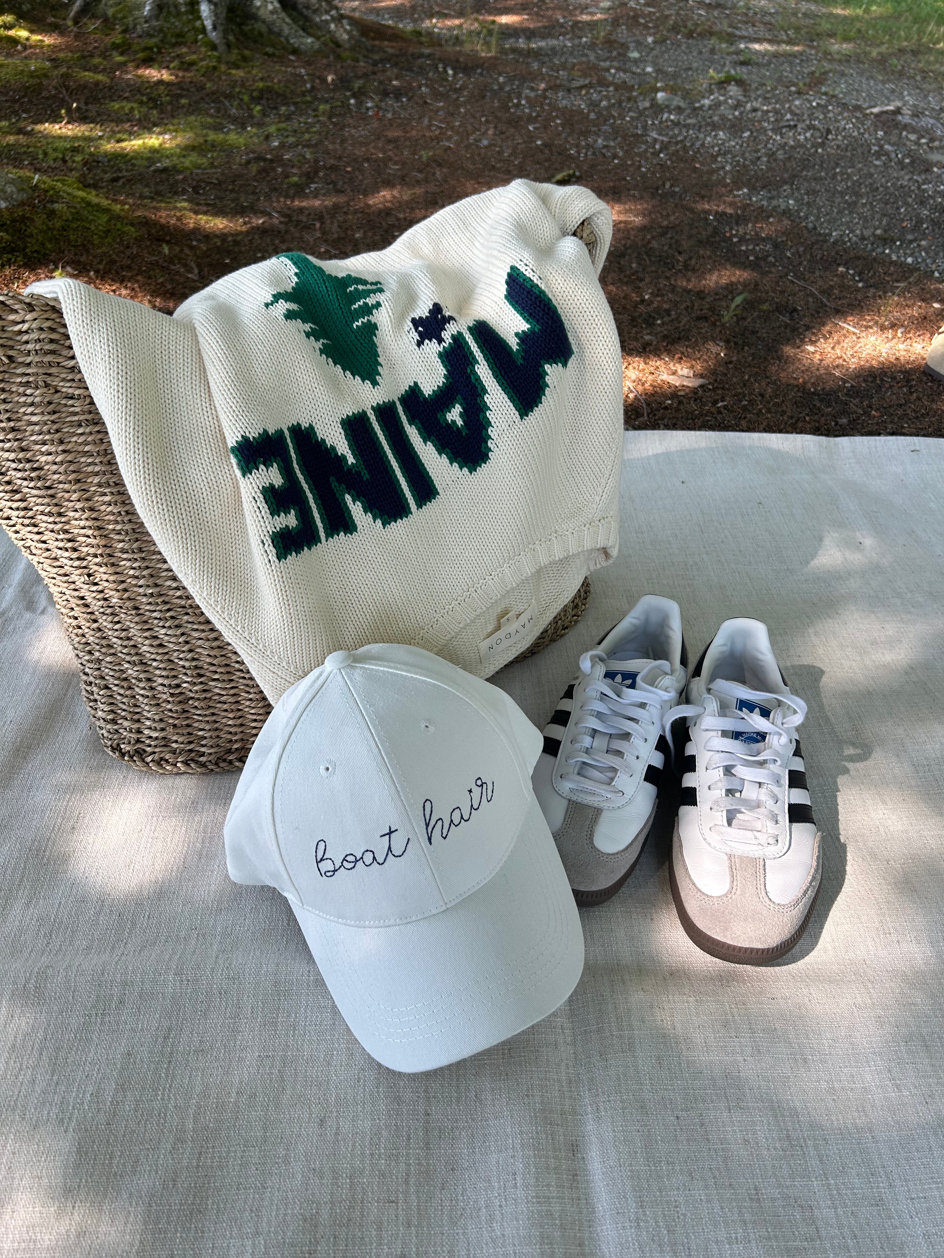 Maine Vintage Lone Pine Cotton Sweater