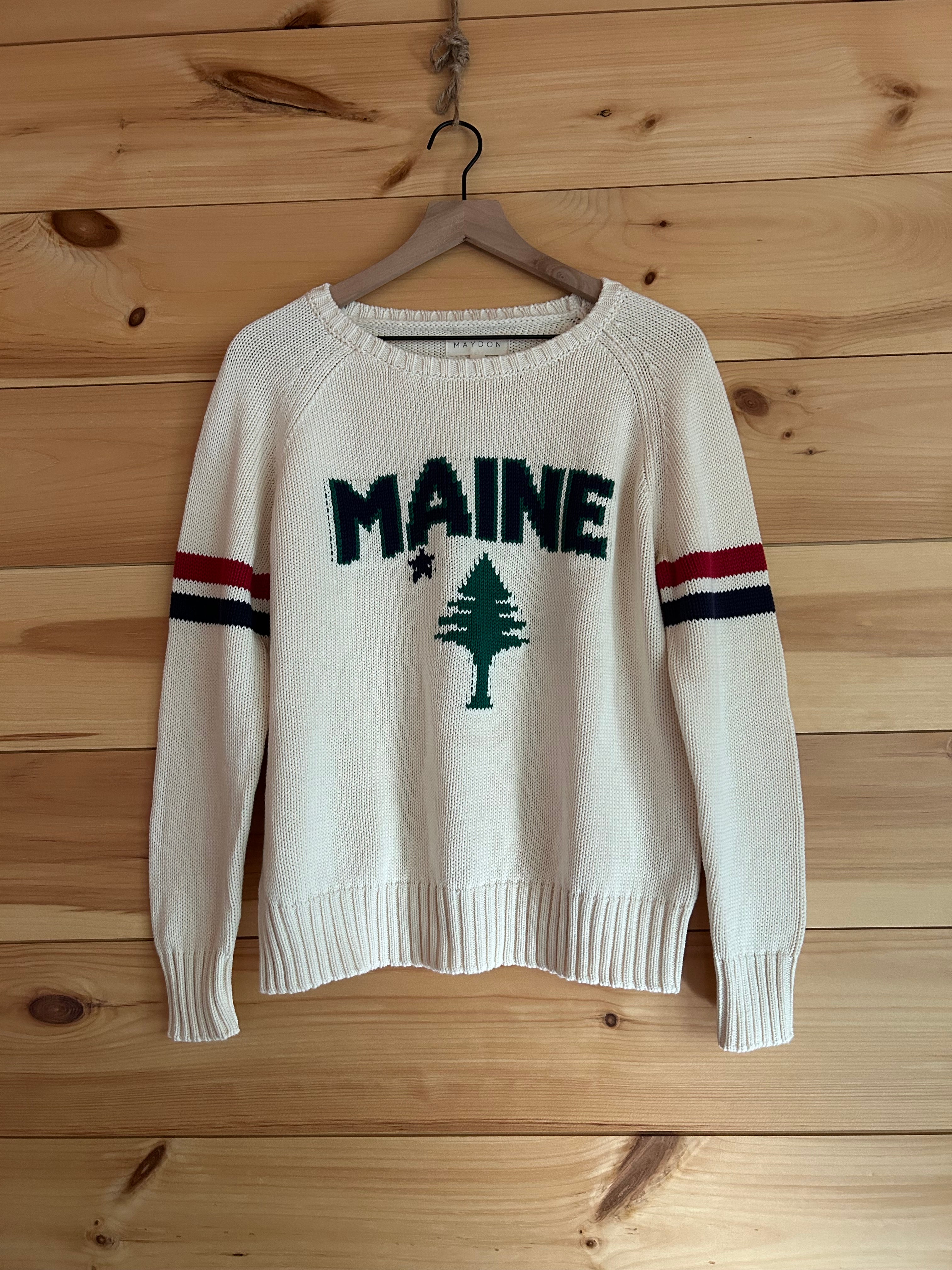 Maine Vintage Lone Pine Cotton Sweater
