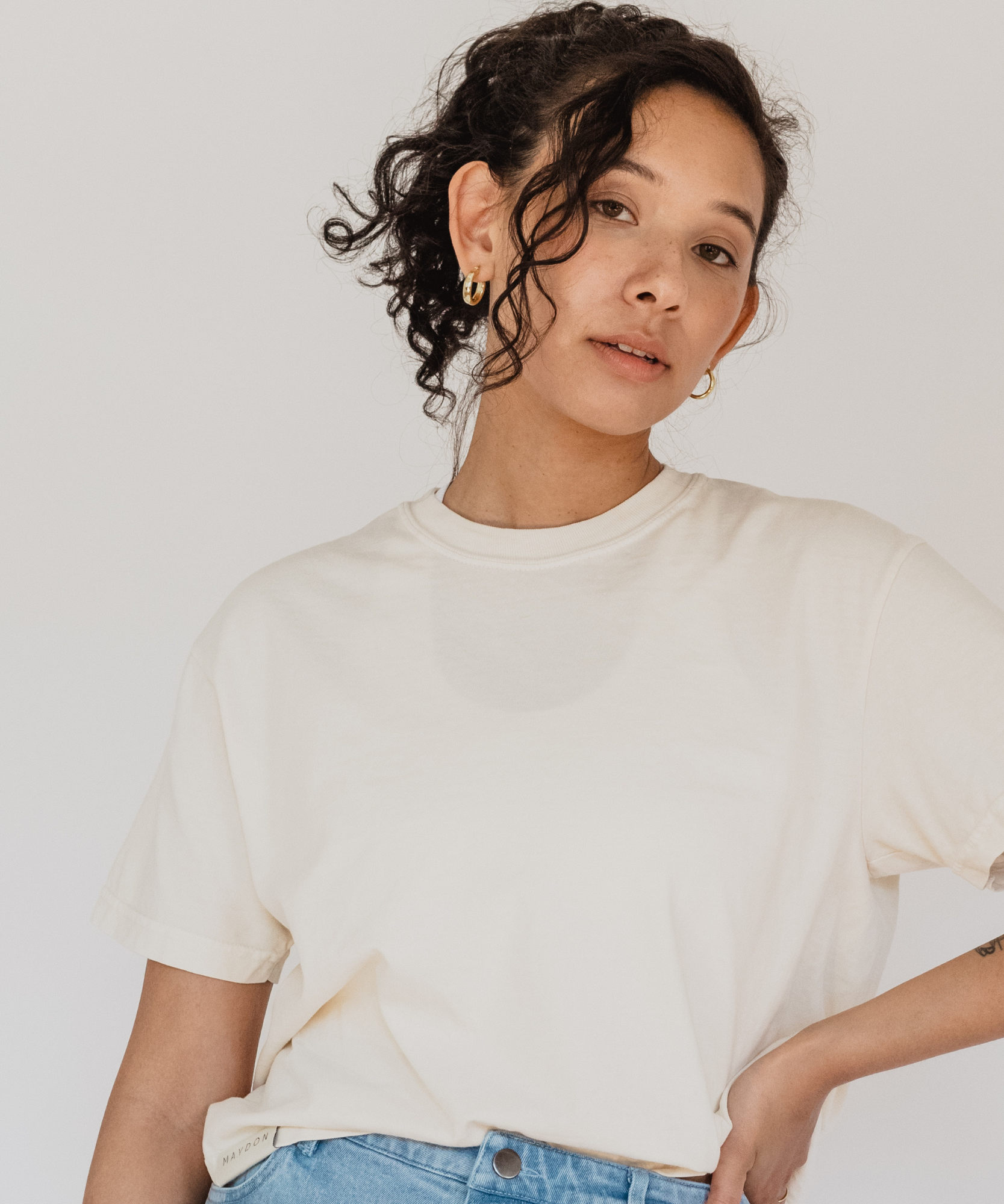 Logan 100% Cotton Vintage Tee