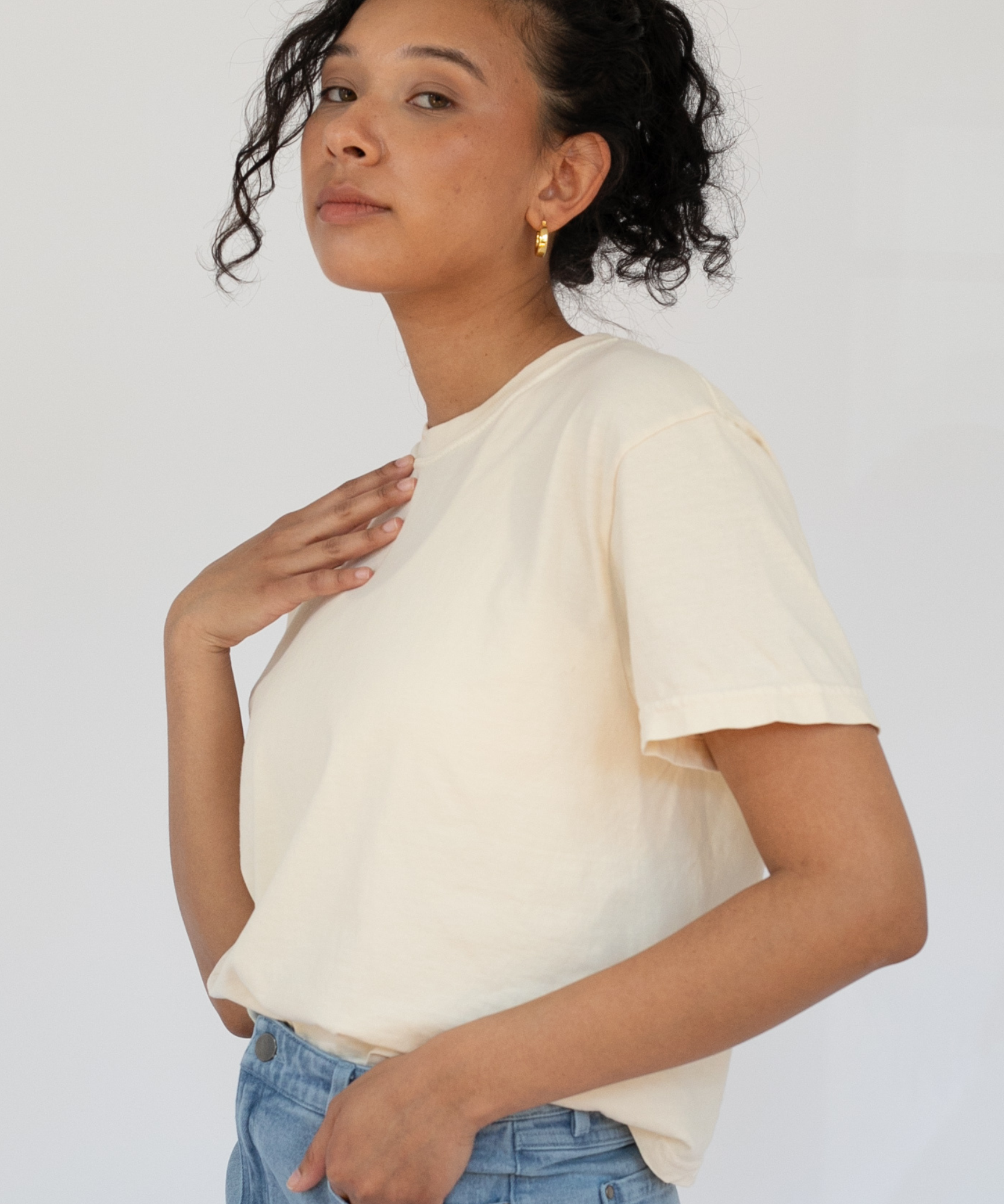 Logan 100% Cotton Vintage Tee