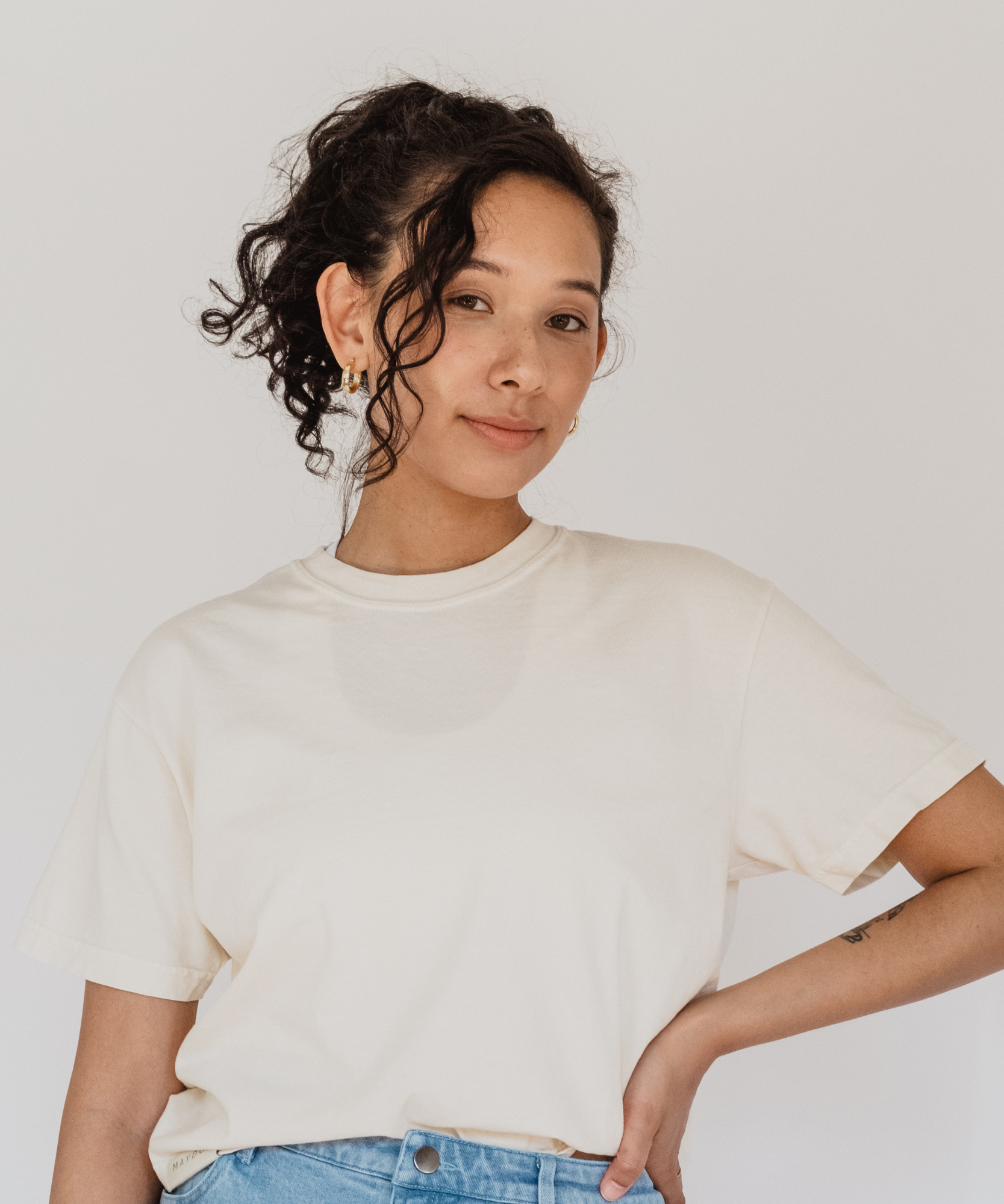 Logan 100% Cotton Vintage Tee