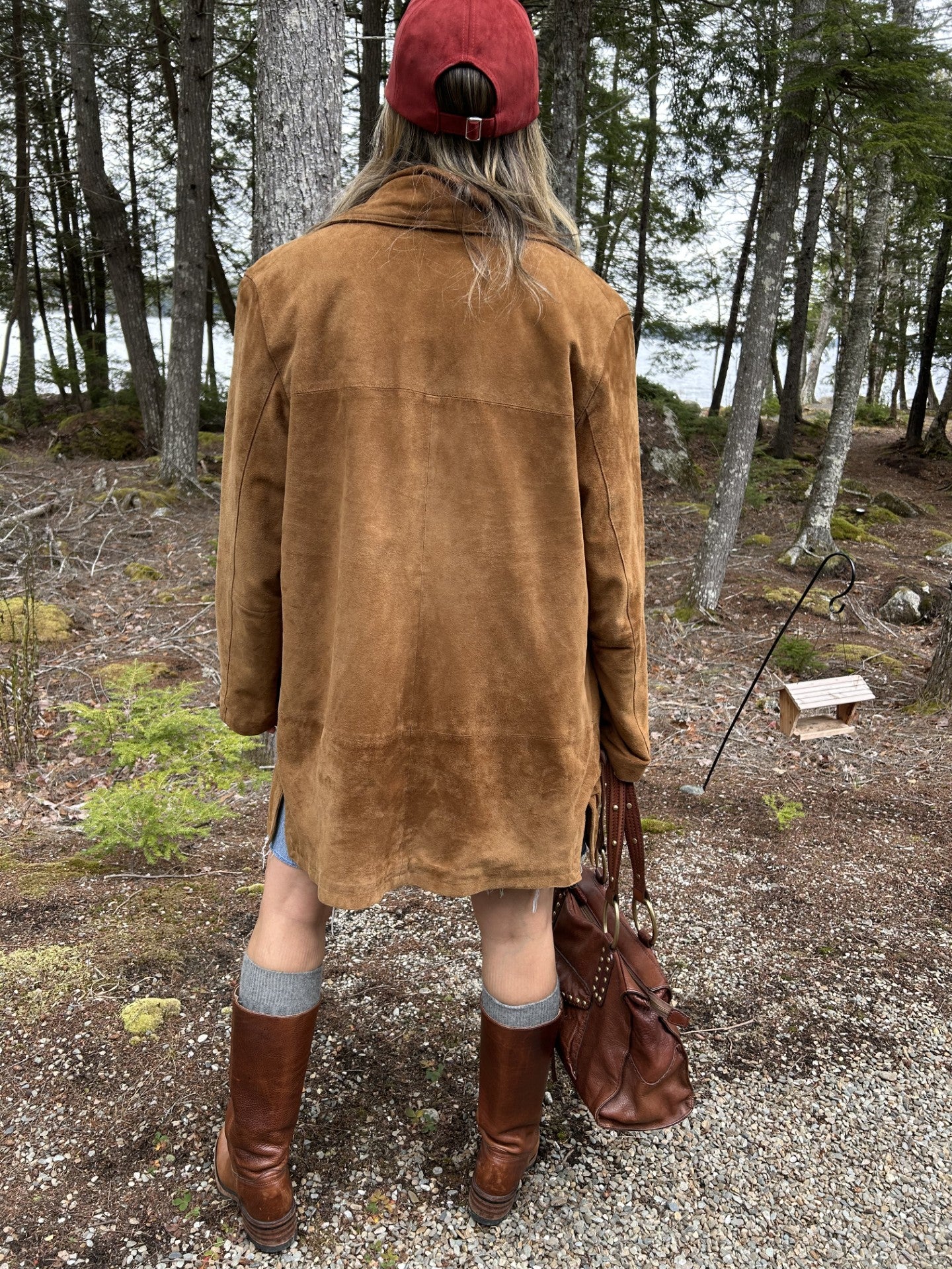 Vintage "1990s Does 70s" Genuine Suede Jacket