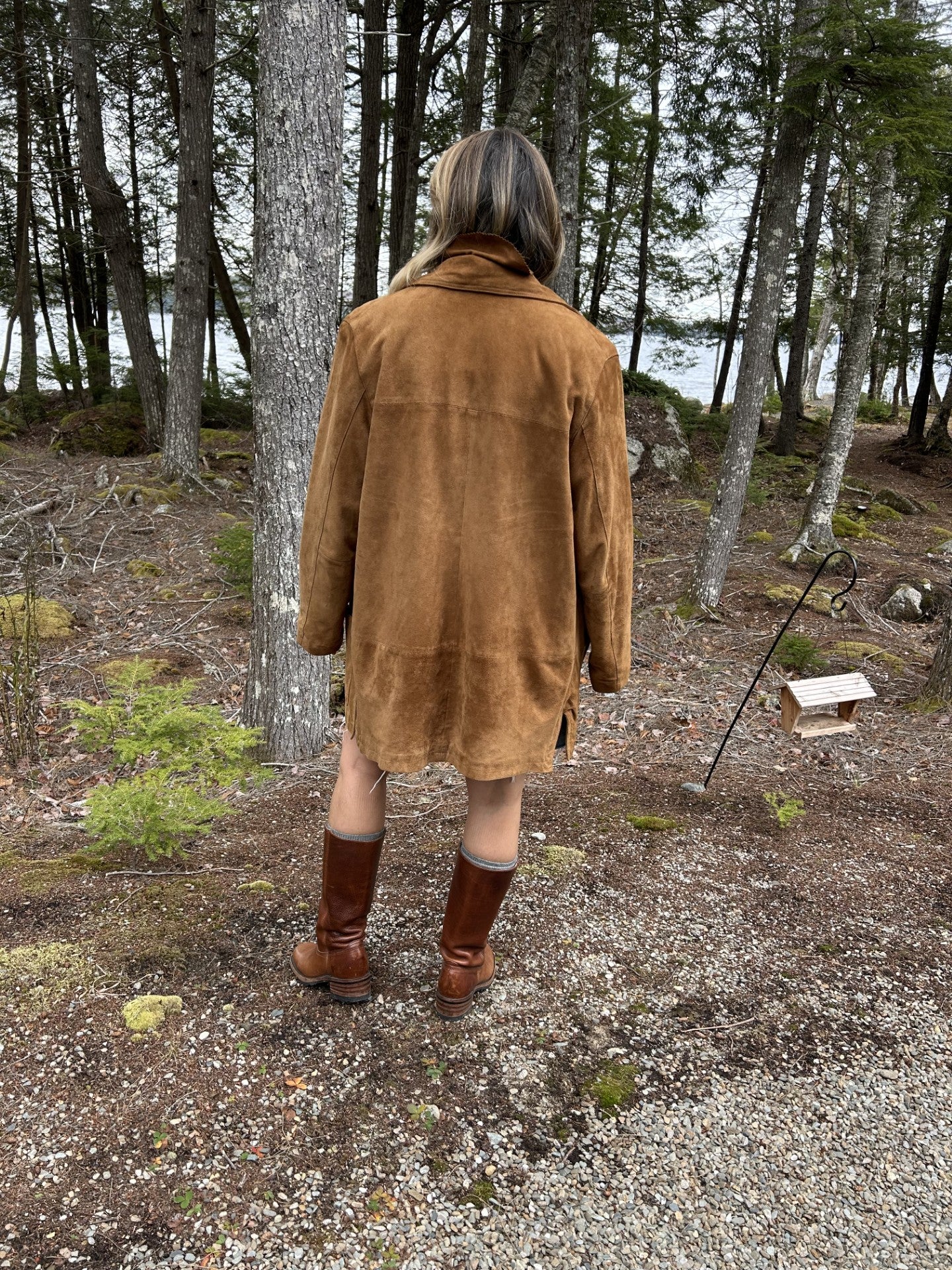 Vintage "1990s Does 70s" Genuine Suede Jacket