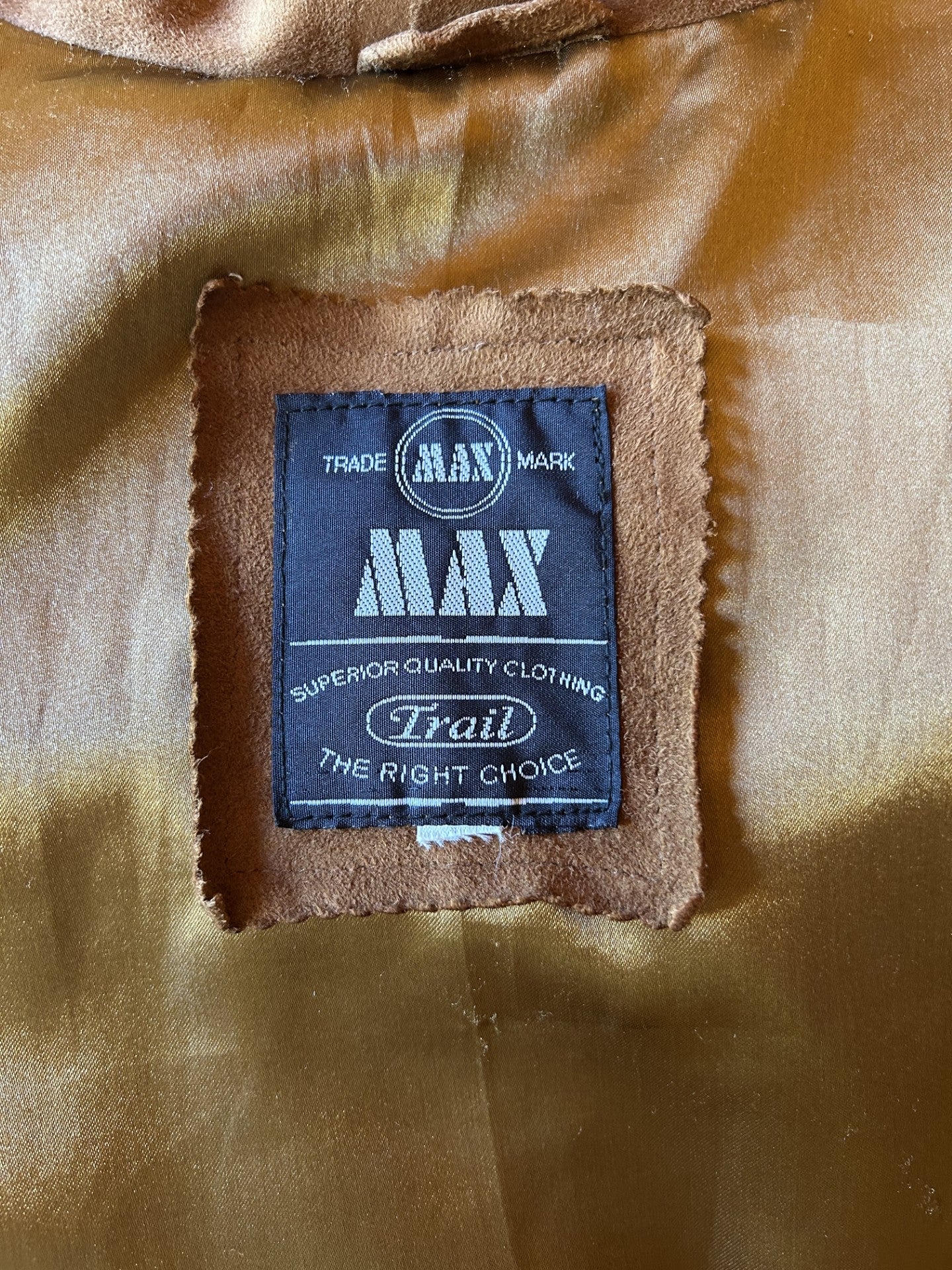 Vintage "1990s Does 70s" Genuine Suede Jacket