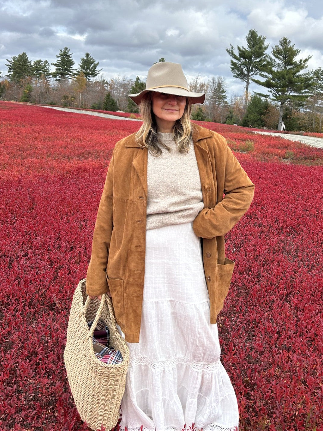 Vintage "1990s Does 70s" Genuine Suede Jacket