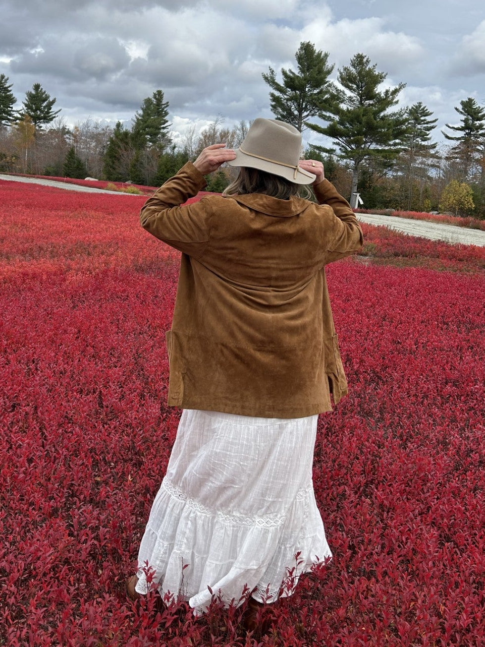 Vintage "1990s Does 70s" Genuine Suede Jacket