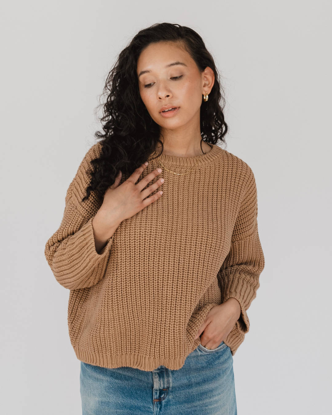 100% Organic Cotton - The Chunky Knit Sweater