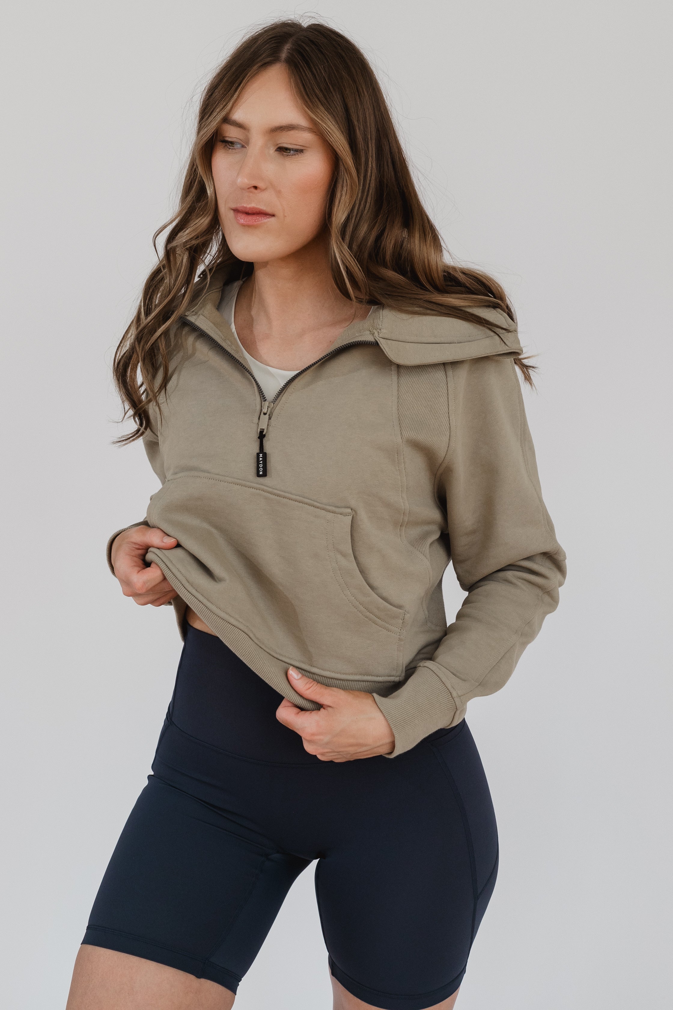 100% Cotton Half-Zip Sweatshirt