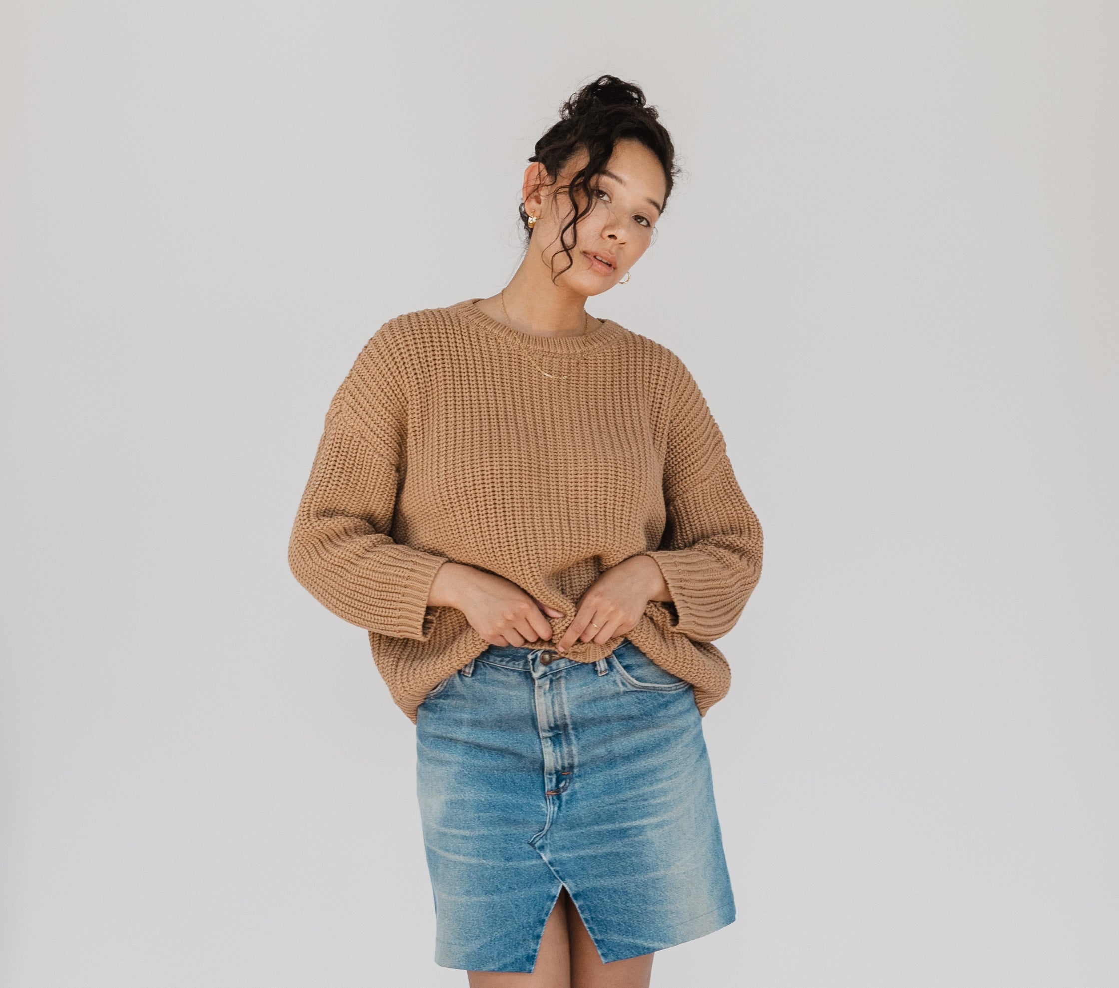 100% Organic Cotton - The Chunky Knit Sweater