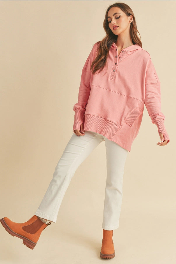 Georgia 100% Cotton Oversized Hoodie