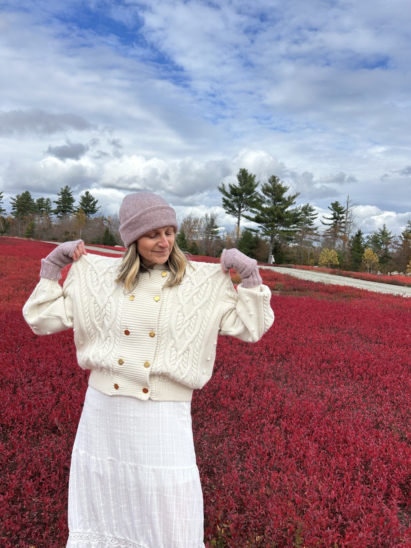 Vintage Alan Manoukian Belgium Wool Blend Cable Knit Sweater Bomber