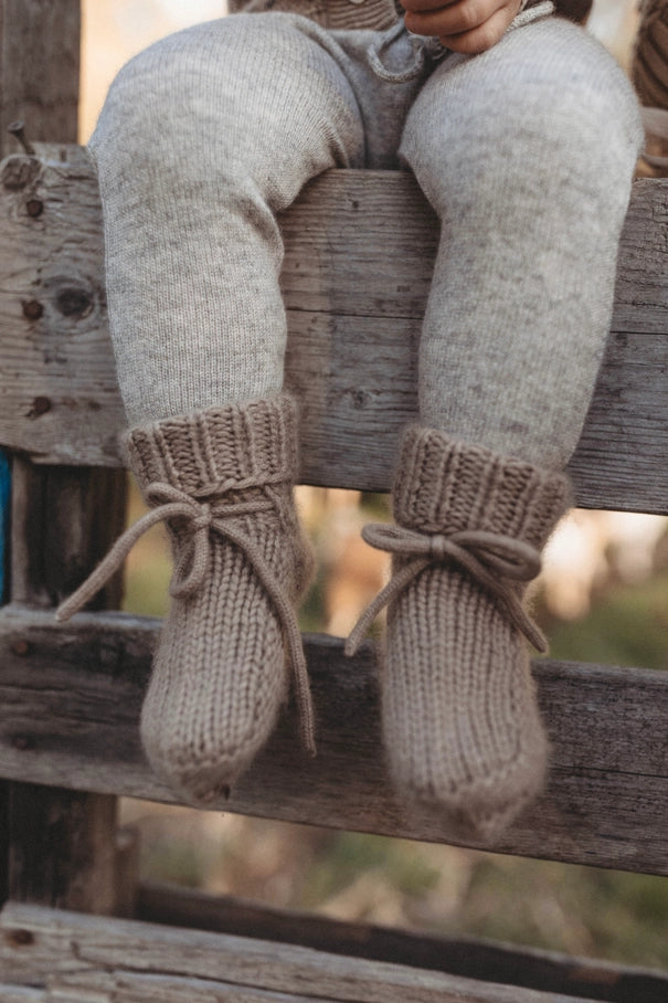 100% Cashmere Booties