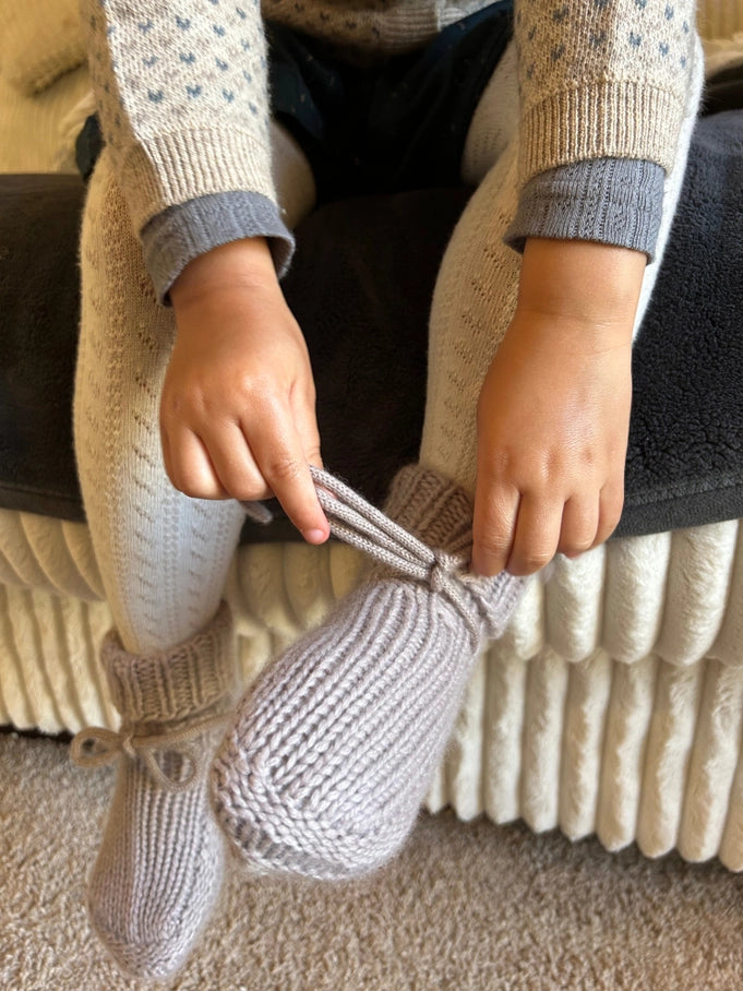 100% Cashmere Booties