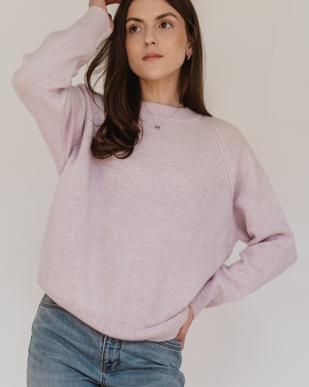 100% Cashmere Fisherman Sweater