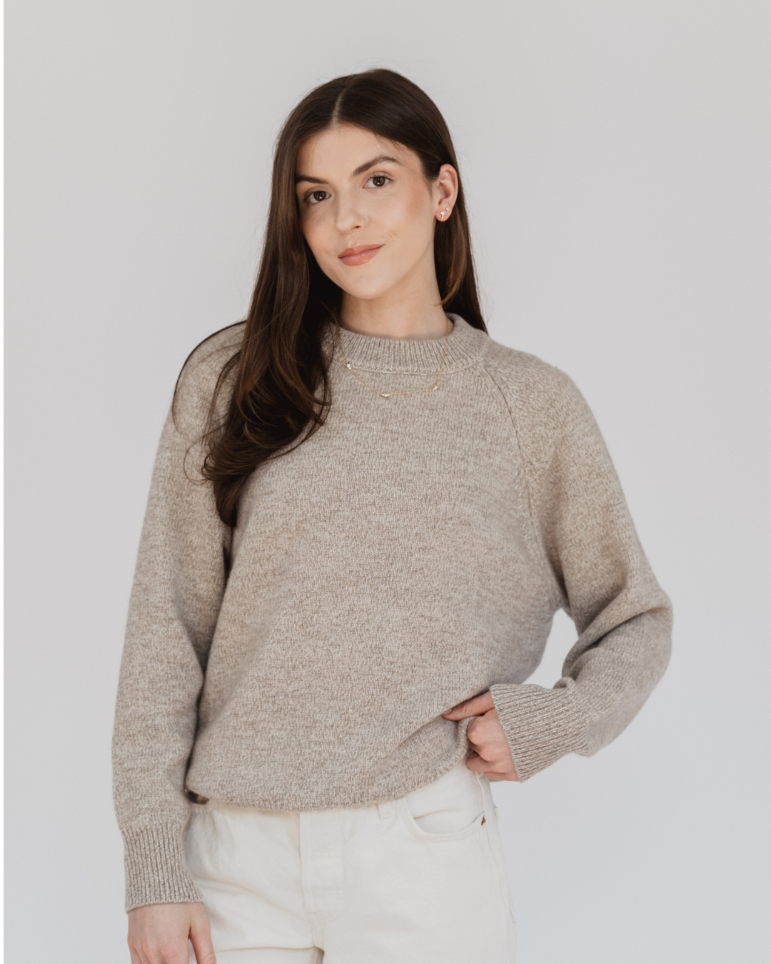 100% Cashmere Fisherman Sweater