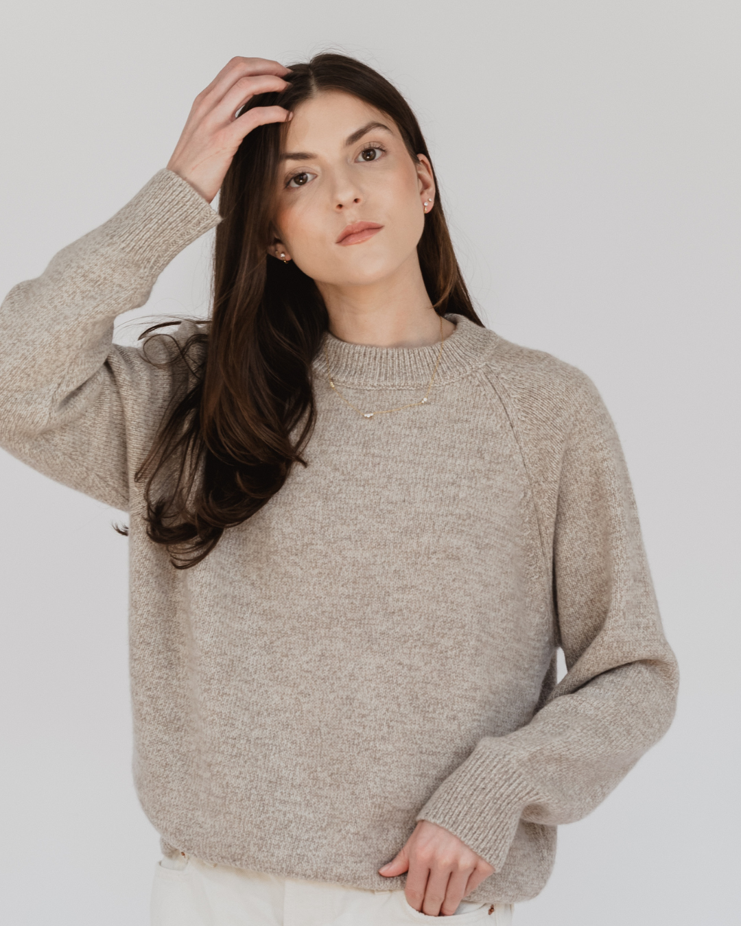 100% Cashmere Fisherman Sweater