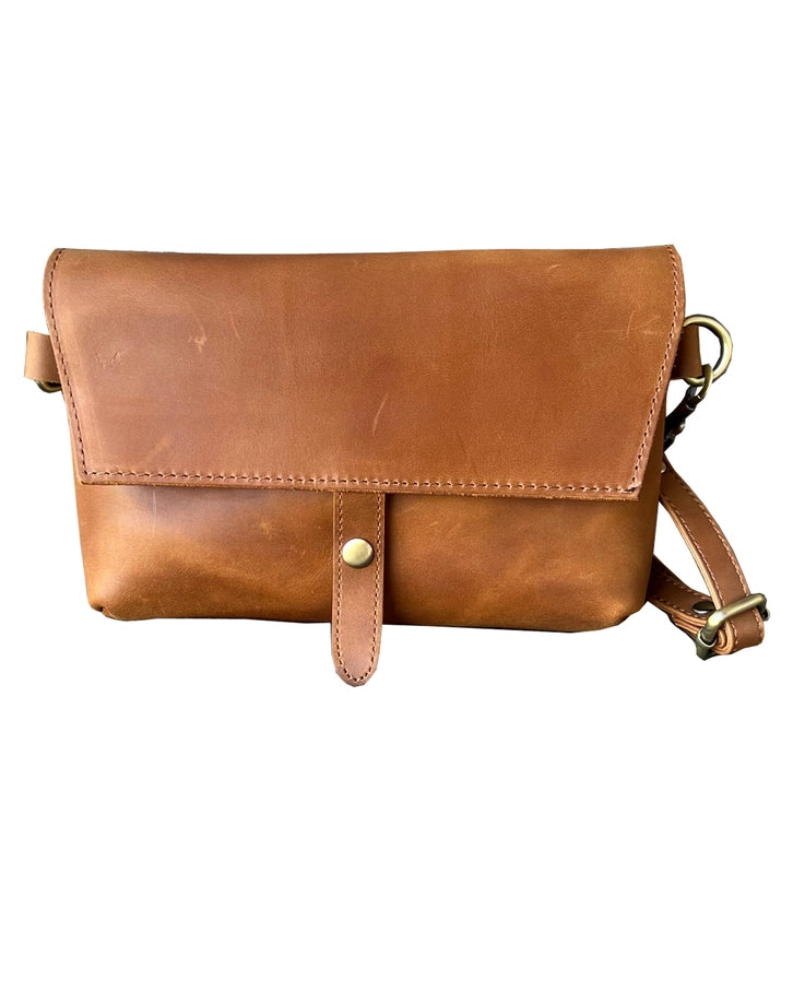 Crazy Horse Genuine Leather Crossbody Bag