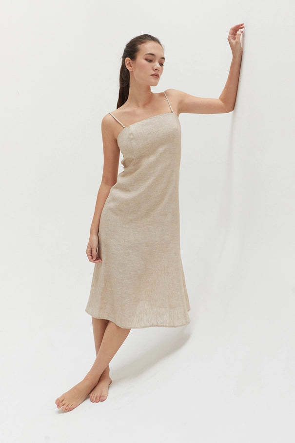 Jennifer 100% Linen Summer Dress