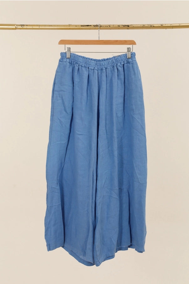 Brisa 100% European Linen Wide Leg Pants