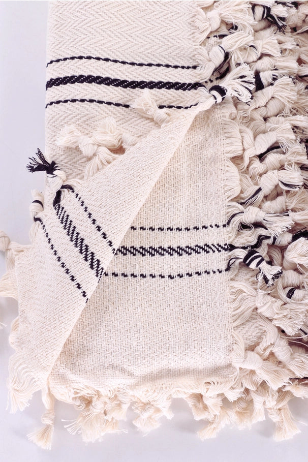 Boho 100% Organic Cotton Blanket