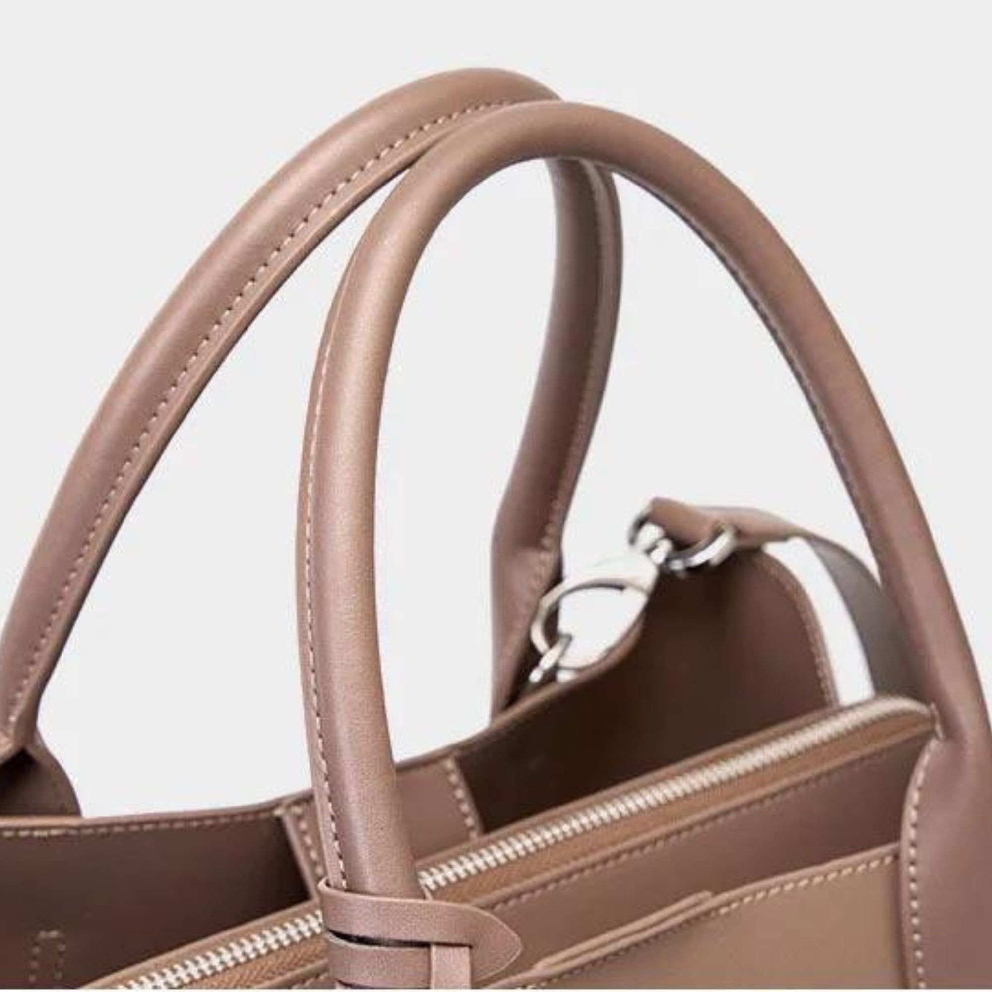 The Amelia Basket Tote Genuine Leather