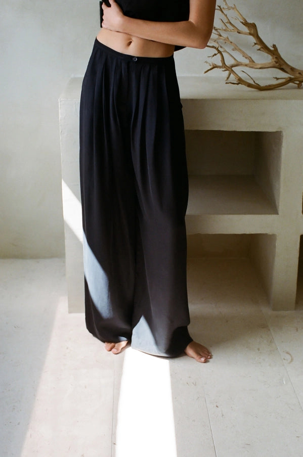 Elysees Wide-Leg Fluid Pant