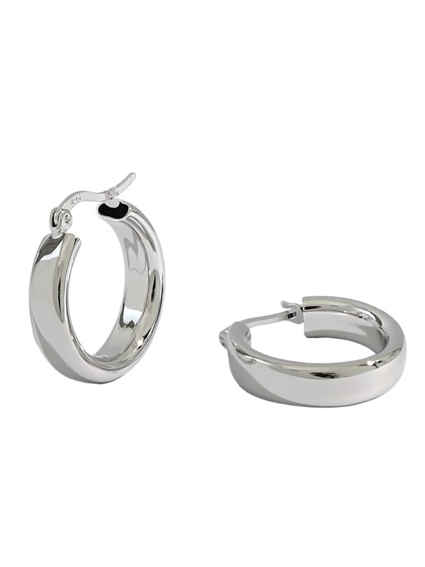 Brielle Timeless Hoop Earrings