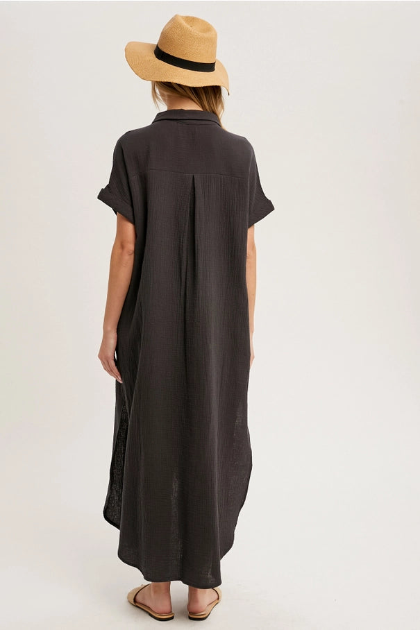 Day Maxi Shirt Dress