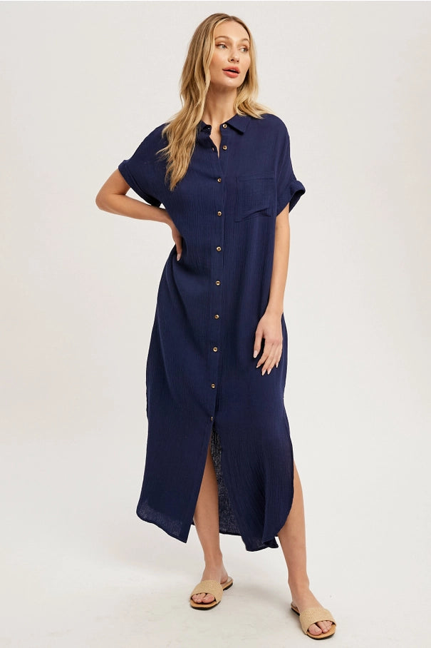 Day Maxi Shirt Dress