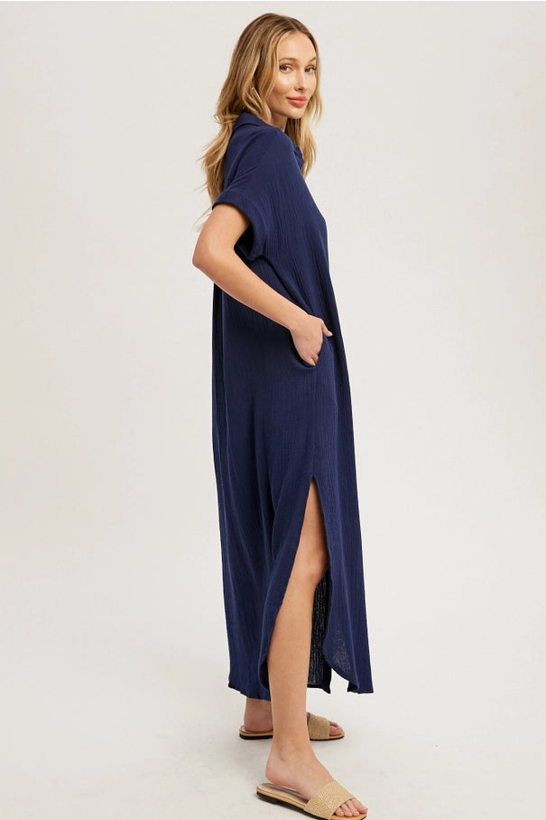 Day Maxi Shirt Dress