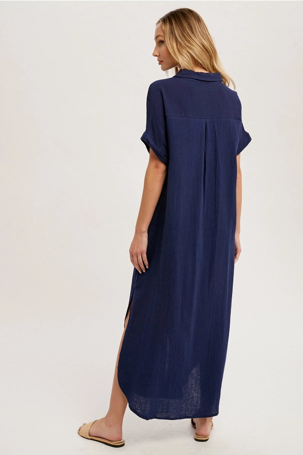 Day Maxi Shirt Dress