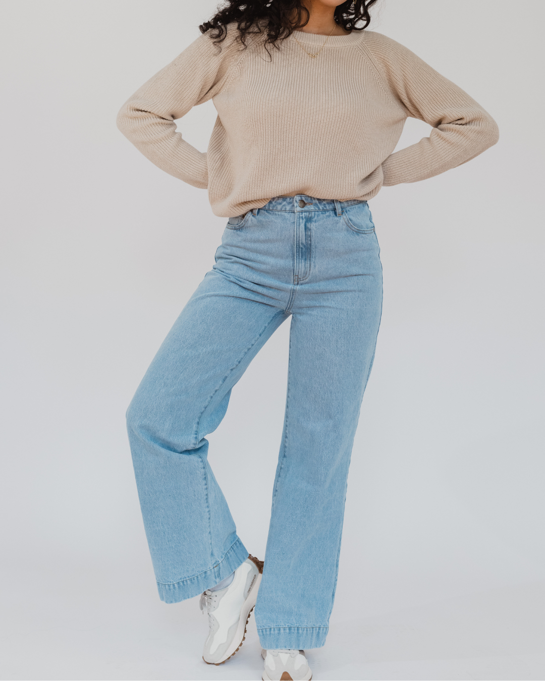 Charlianne High-Rise Wide Leg Trouser Jeans