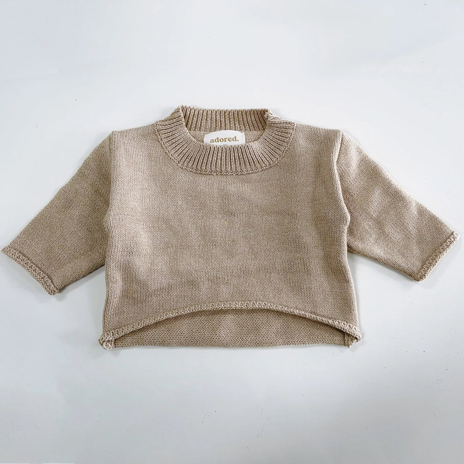 100% Cotton Crewneck Sweater