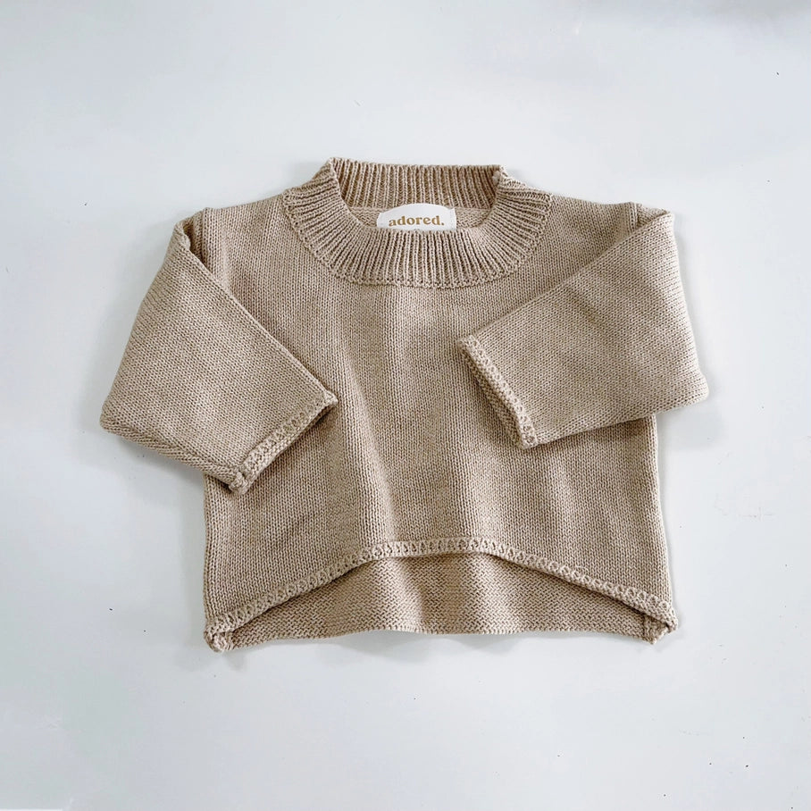 100% Cotton Crewneck Sweater