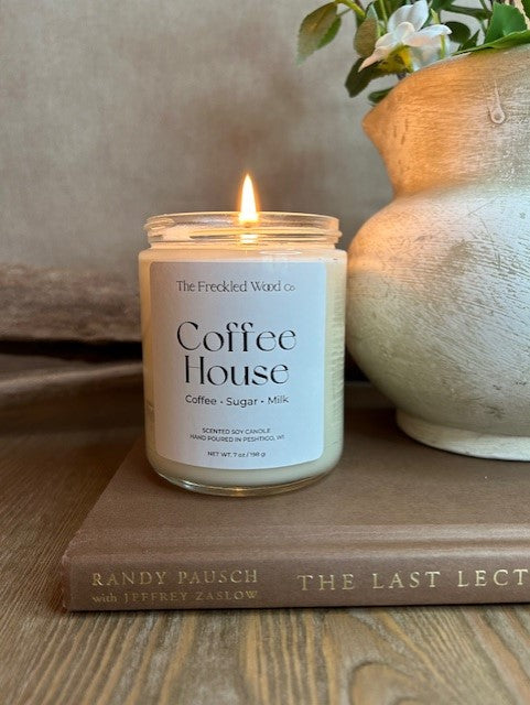 100% Clean Soy Candle Coffee House