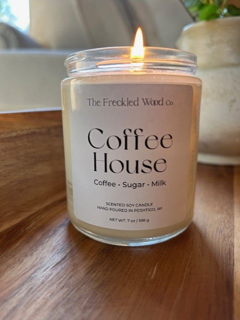 100% Clean Soy Candle Coffee House