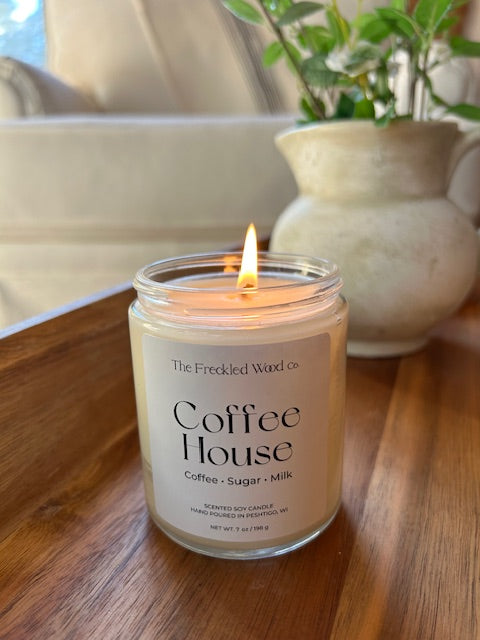 100% Clean Soy Candle Coffee House